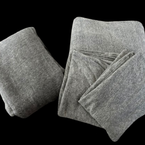 Room Essentials Jersey Knit Full Sheet Set Heather Gray - Picture 2 of 3